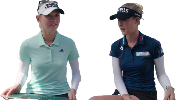 Jessica And Nelly Korda Transparent Png (gray, silver, black)