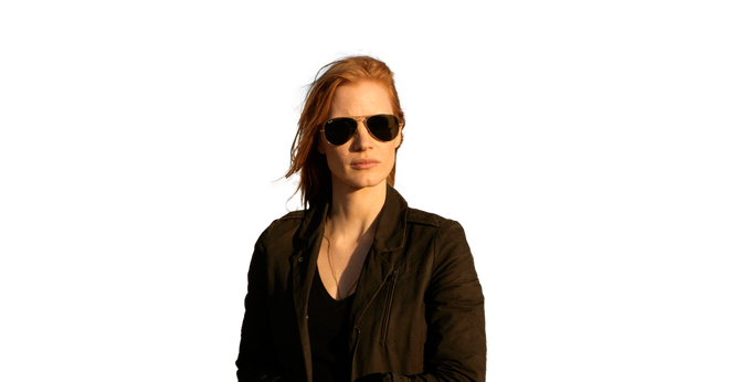 Jessica Chastain Png Image (black)