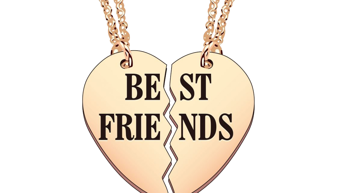 Best Friends Forever Png Background Image (white, beige, pink)