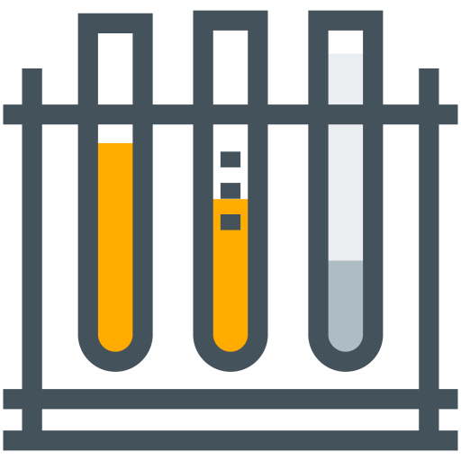 Test Lab Tubes Icon Free Nobackground Png Icon Download (white, black, gray, lavender, orange)