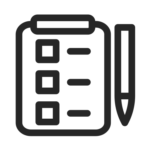 Test Tasks List Clipboard Todo Icon Free Png Icon Download (black)