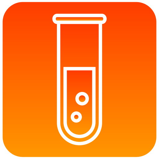 Test Tube Free Png Icon Download (red, orange, chocolate, black)