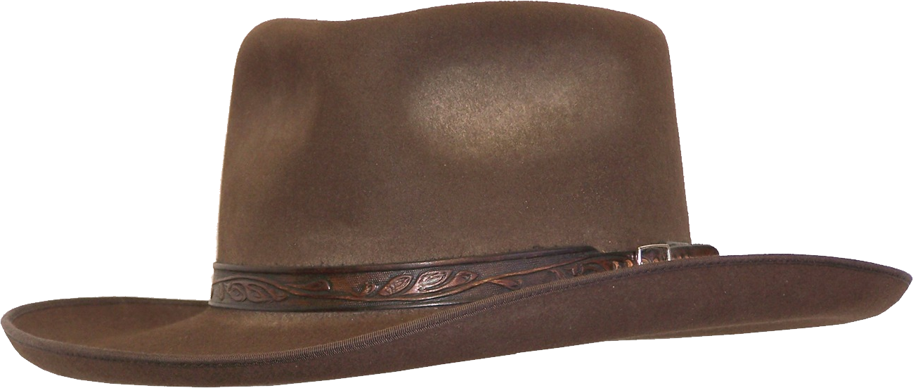 Western Cowboy Hat No Background (maroon, black, olive)