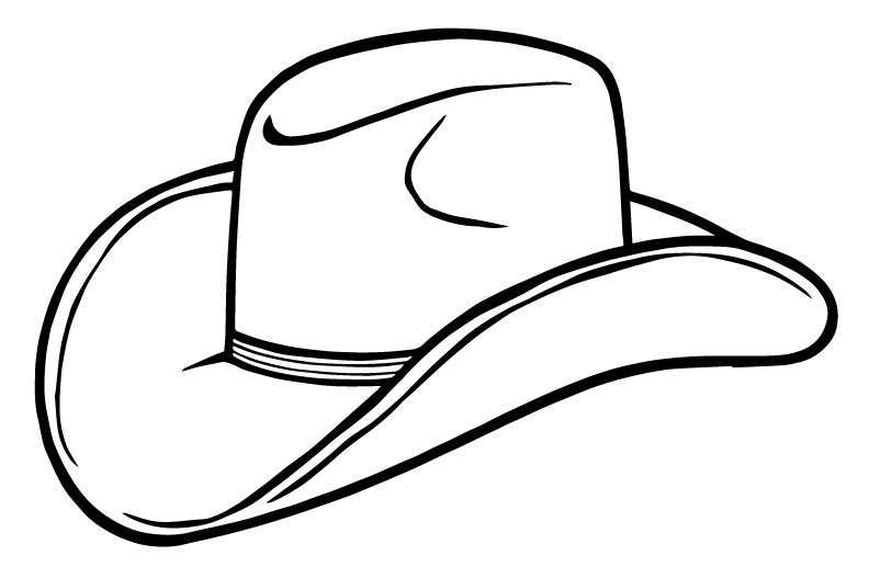 Western Cowboy Hat Silhouette Png Photo (black, gray)