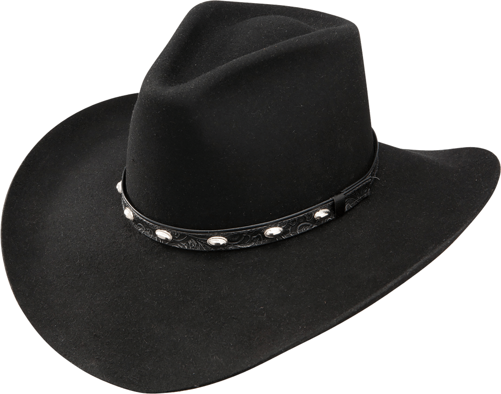 Western Cowboy Hat Transparent Png (black)