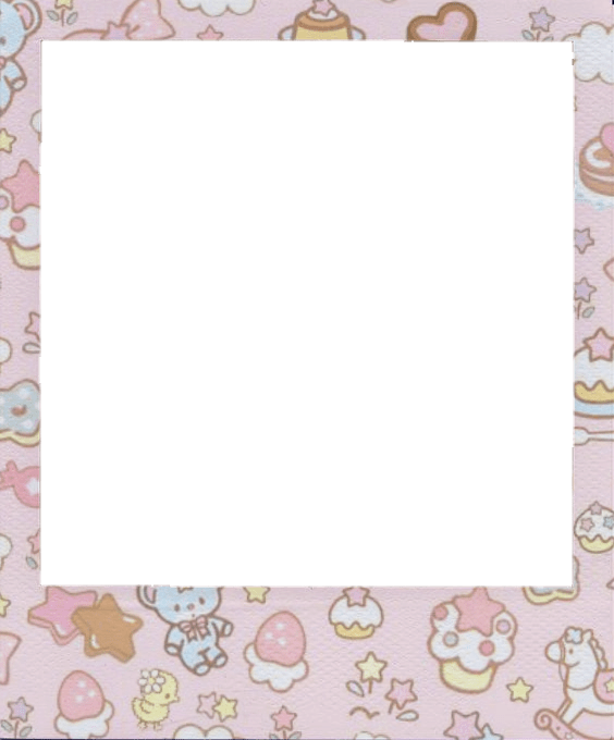 Aesthetic Frame Png (pink, gray)