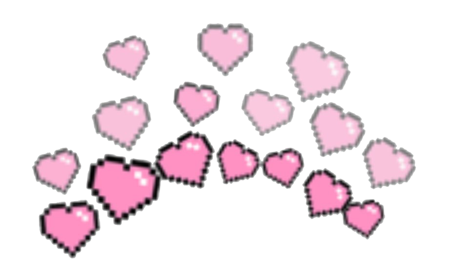 Aesthetic Heart Png Image (pink, white, plum)