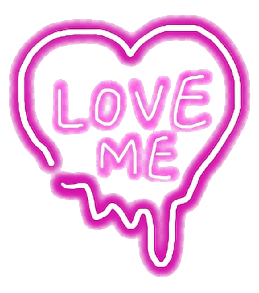 Aesthetic Heart Png (white)