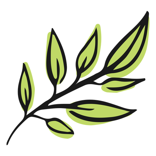 Aesthetic Leaf Download Png Image (black, silver)