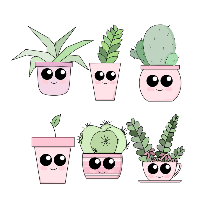 Aesthetic Plant Png Hd Isolated (black, silver, beige, lavender, pink)