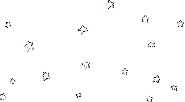 Aesthetic Star Png Isolated File (black, white)