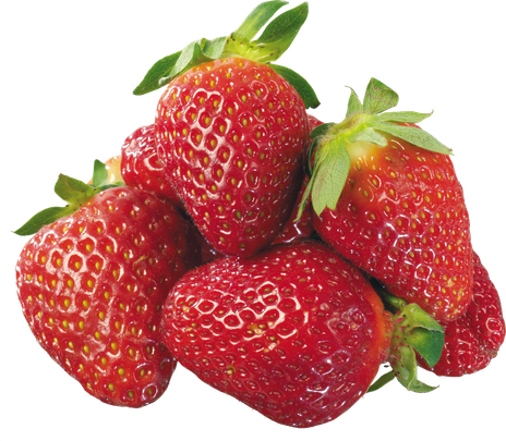 Aesthetic Strawberry Png Photo (black, maroon)