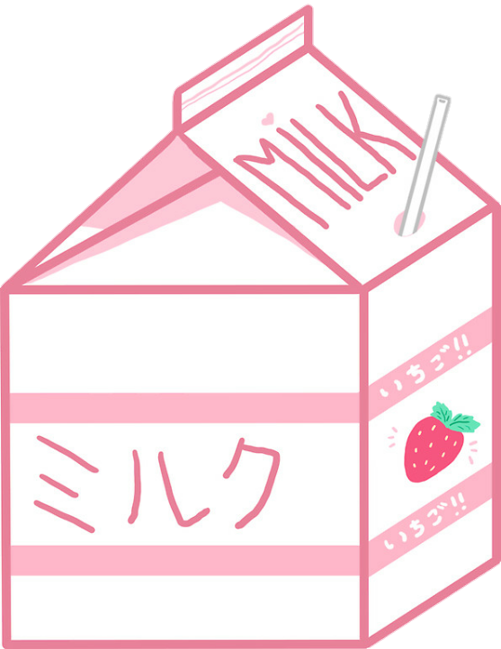 Aesthetic Strawberry Png (salmon, black, pink, white)