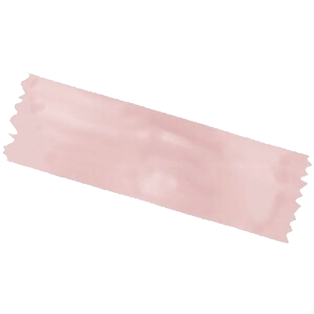 Aesthetic Tape Png Isolated File (black, pink)