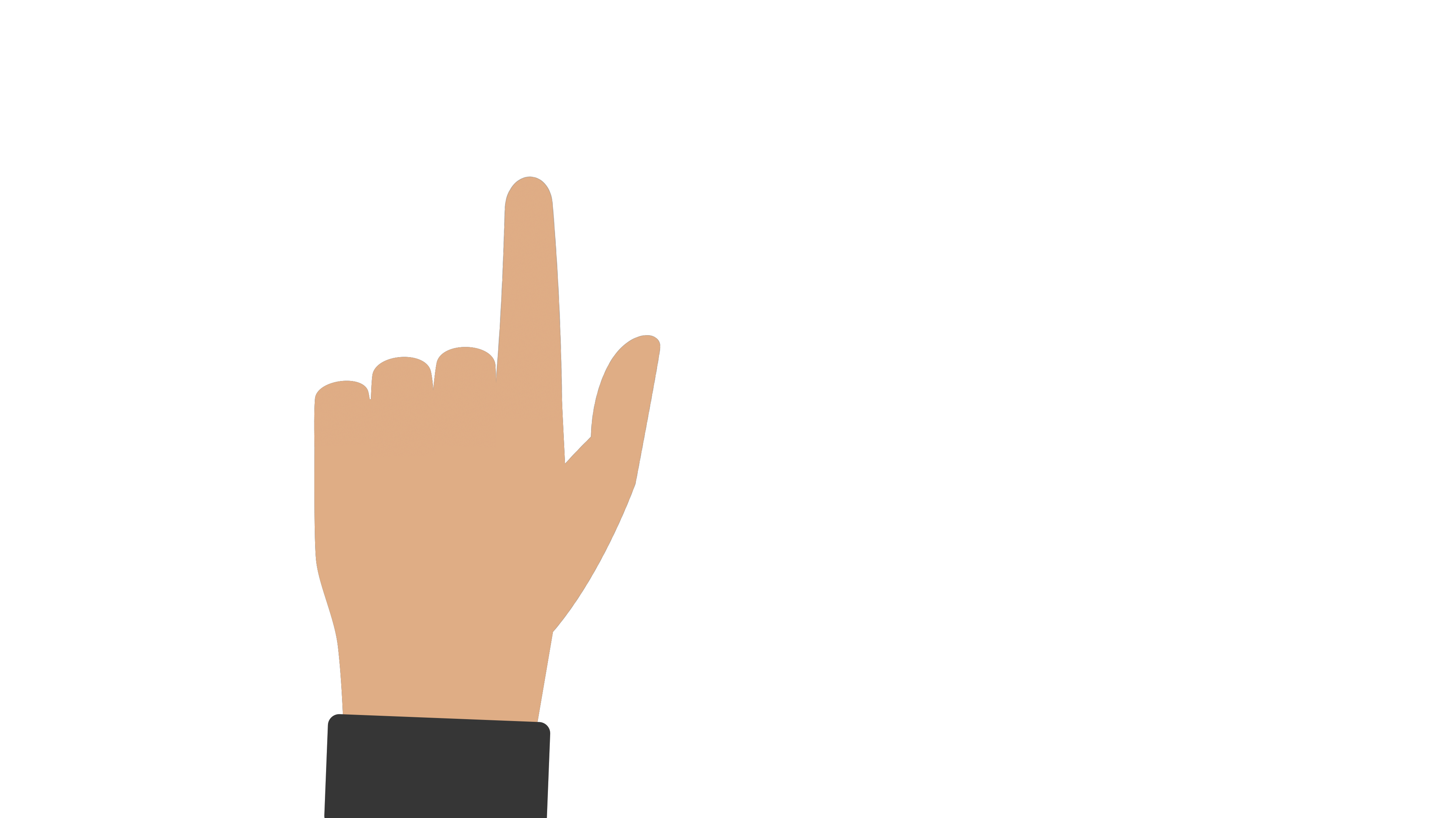 Gesture Finger Png Photo (indigo, black, salmon)