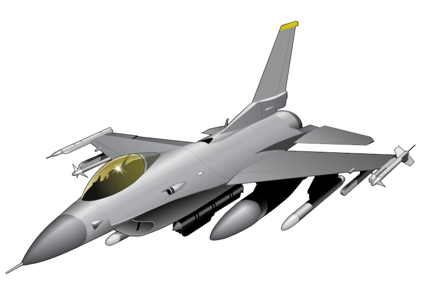 Jet Fighter Png Picture (black, gray, white, silver)