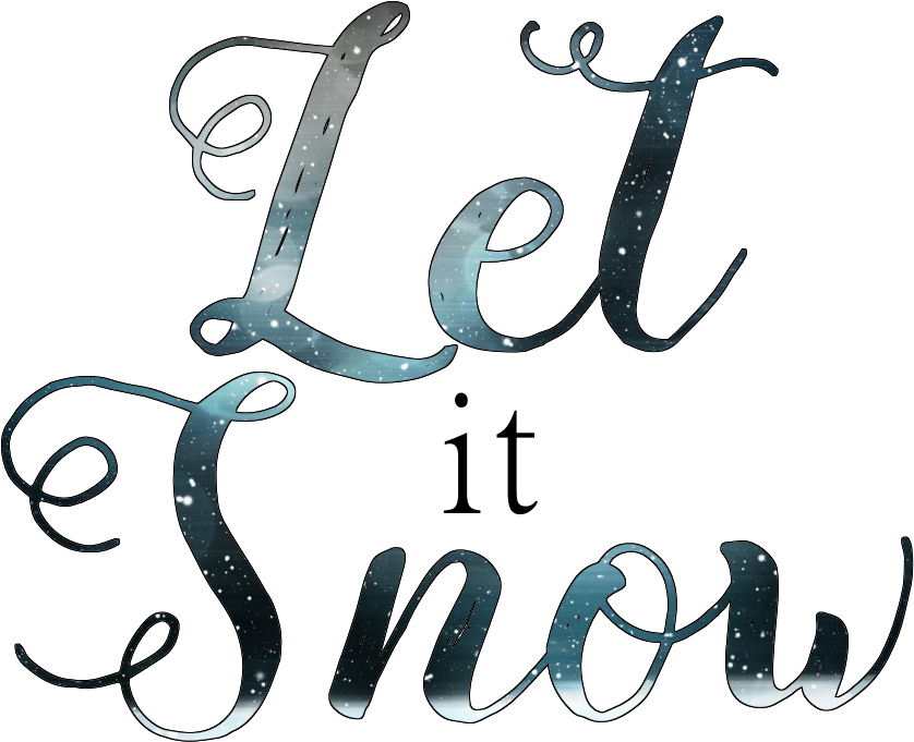 Let It Snow Png Free Download (black)