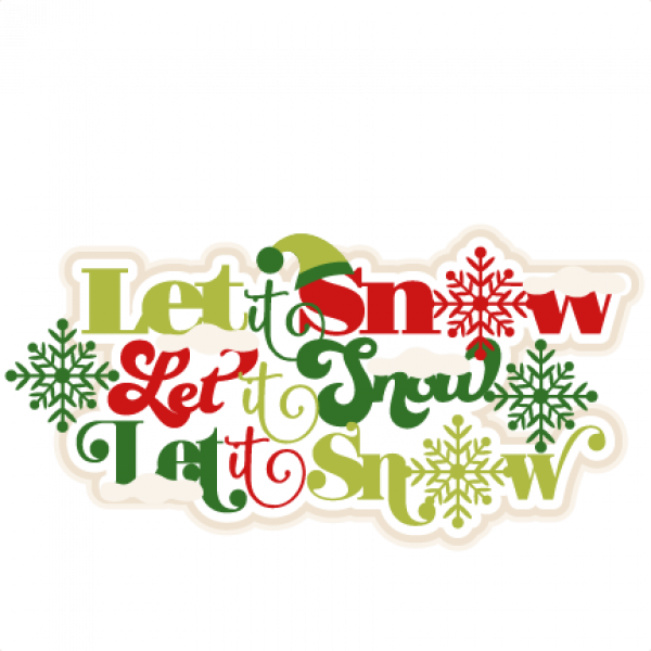 Let It Snow Png Photos (red, beige, gray, black, white)