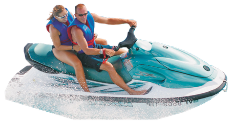 Jet Ski Background Png (lavender, black, silver)