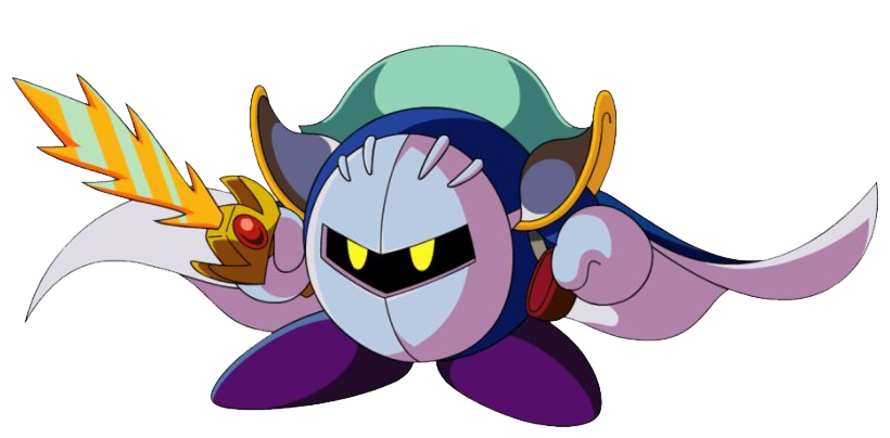 Meta Knight Png Free Download (gray, indigo, silver, lavender, white)