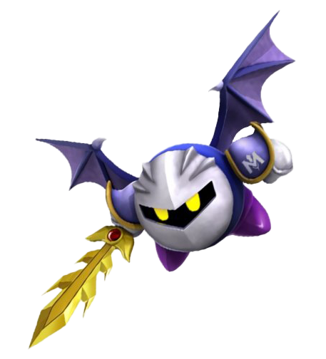 Meta Knight Png Transparent Picture (black, gray, white)