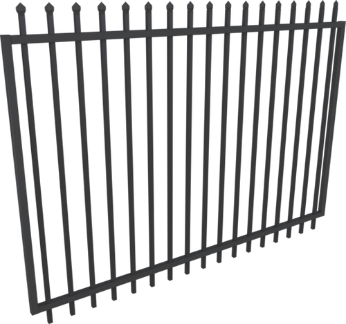 Metal Fence Png Hd Isolated (indigo, black)