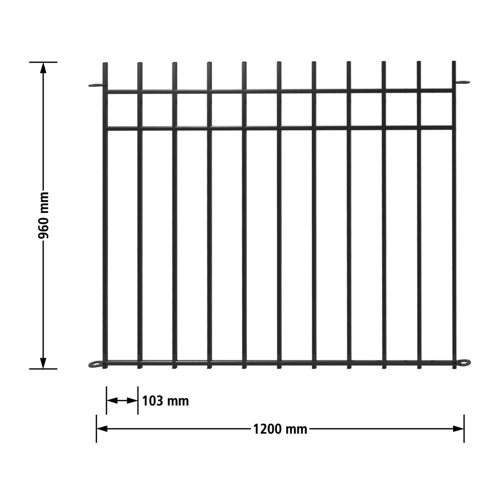 Metal Fence Png Photo (black, gray)