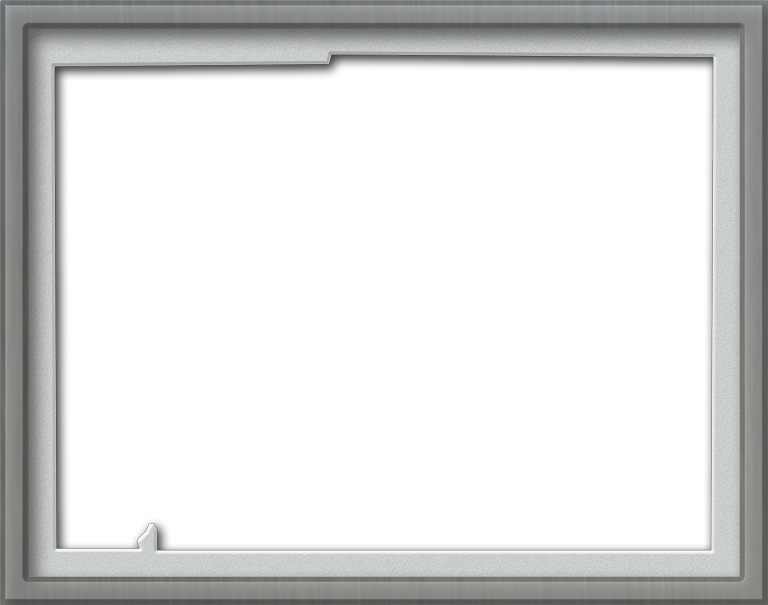 Metal Frame Png File (gray, black)