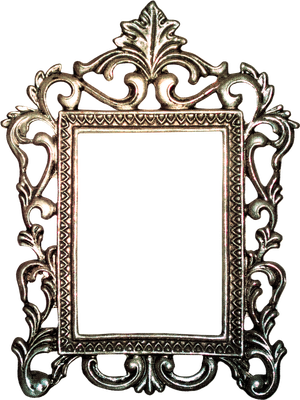 Metal Frame Png Photo (black)