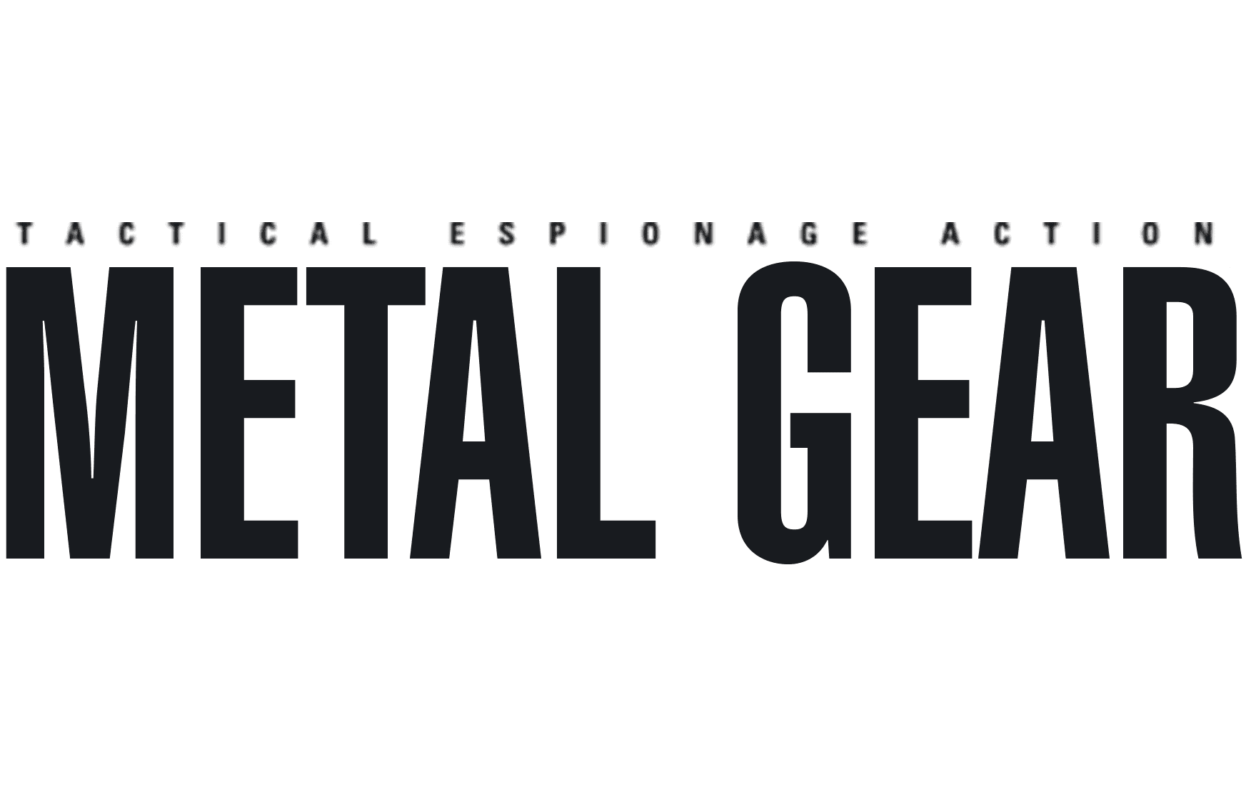 Metal Gear Logo Png Images (black, gray)