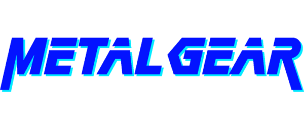 Metal Gear Logo Png Transparent (blue, black)