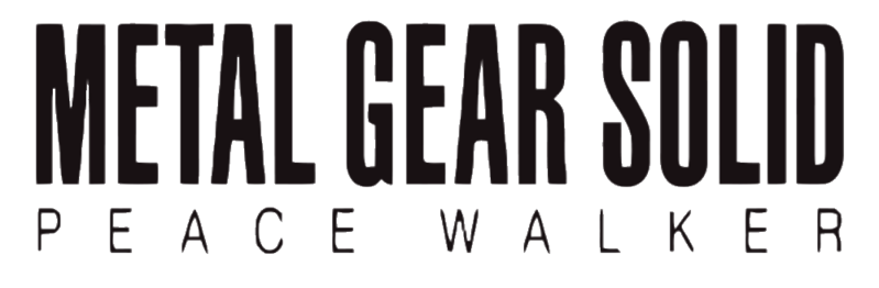 Metal Gear Logo Transparent Png (black)