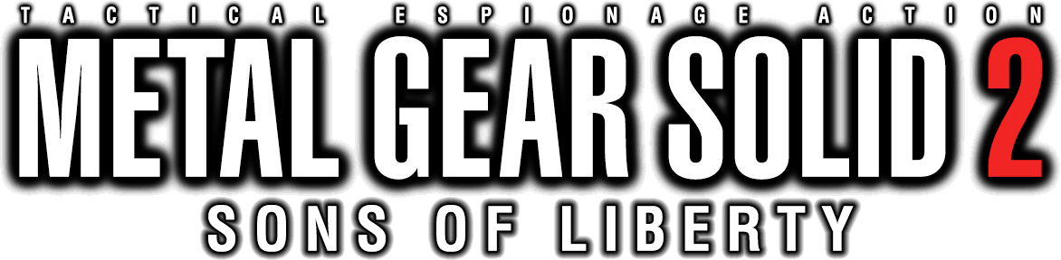 Metal Gear Solid 2 Sons Of Liberty Logo Png File (gray, silver, lavender, black, white)