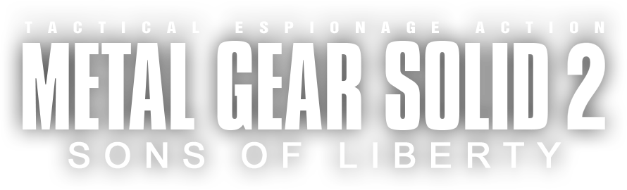 Metal Gear Solid 2 Sons Of Liberty Logo Png Photo (white, gray, black, indigo)