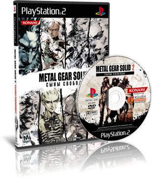 Metal Gear Solid 2 Sons Of Liberty Png Hd Isolated (white, black)