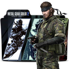 Metal Gear Solid 2 Sons Of Liberty Png Image (white, black)