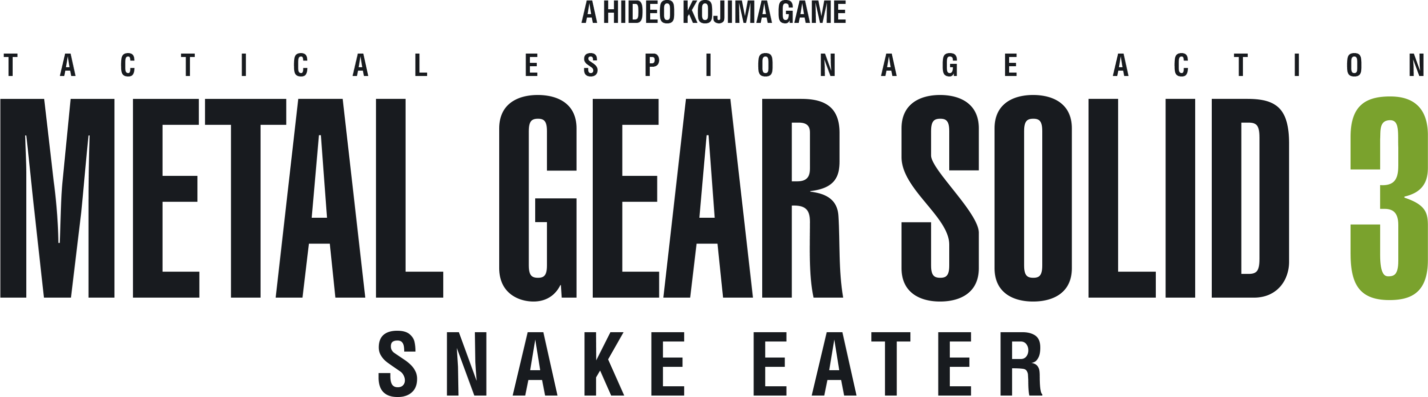 Metal Gear Solid 3 Snake Eater Logo Png Clipart (white, gray, black, silver)