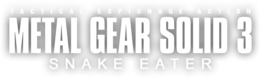 Metal Gear Solid 3 Snake Eater Logo Png File (gray, silver, lavender, black, white)