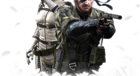 Metal Gear Solid 3 Snake Eater Png File (white, black)