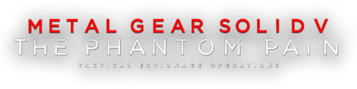 Metal Gear Solid V The Phantom Pain Logo Png Hd (black)