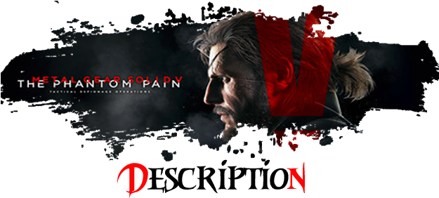 Metal Gear Solid V The Phantom Pain Png Isolated Photo (black)