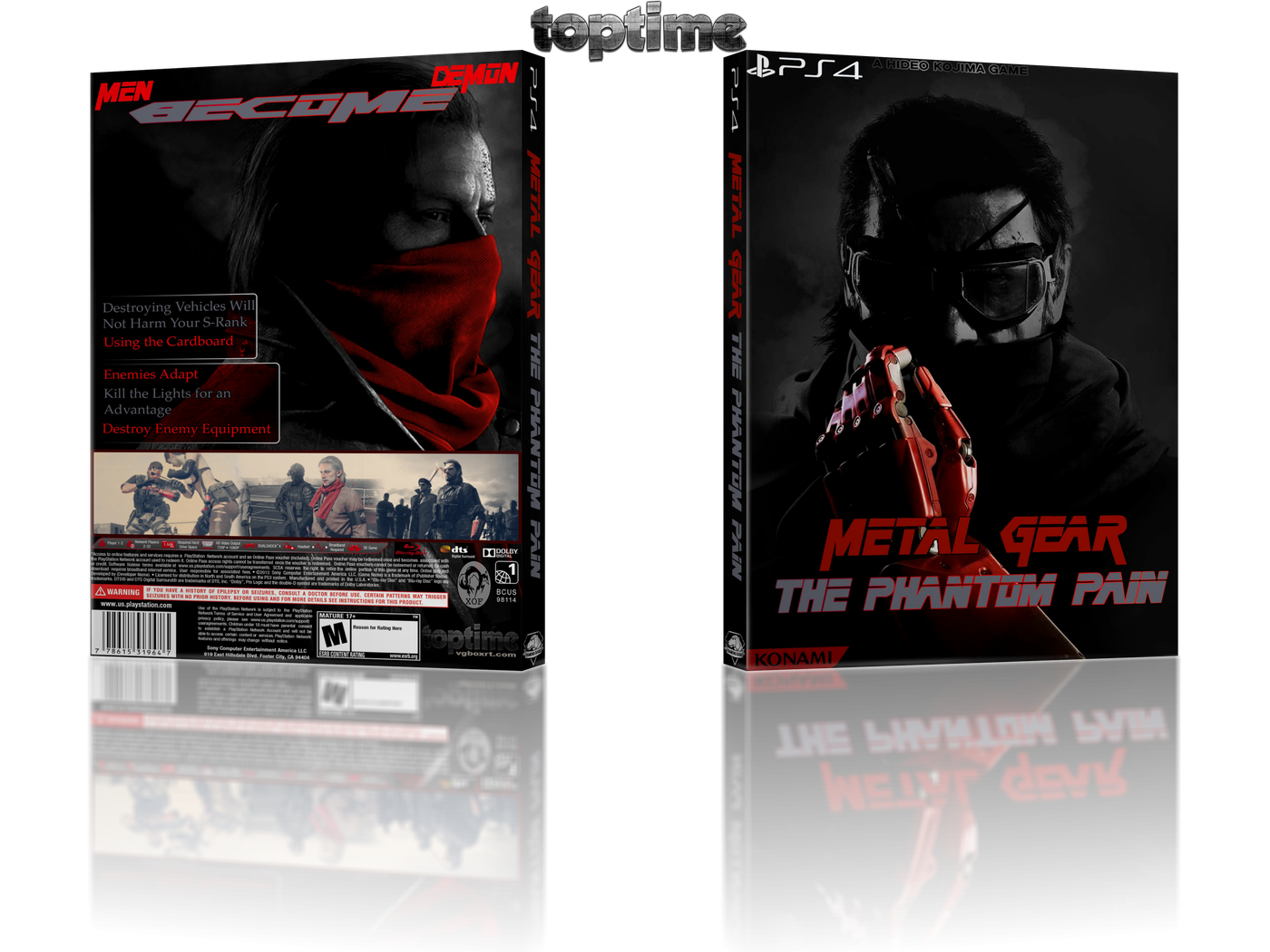 Metal Gear Solid V The Phantom Pain Png Isolated Photos (black)