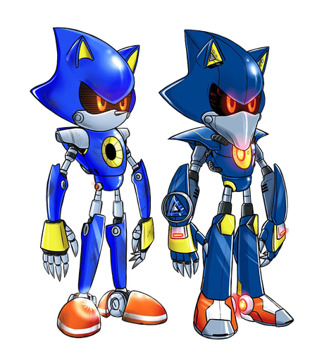 Metal Sonic Download Png Image (black, teal)