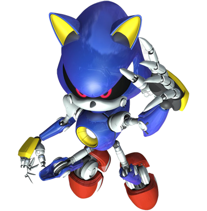 Metal Sonic The Hedgehog Png Clipart (white, chocolate, black)