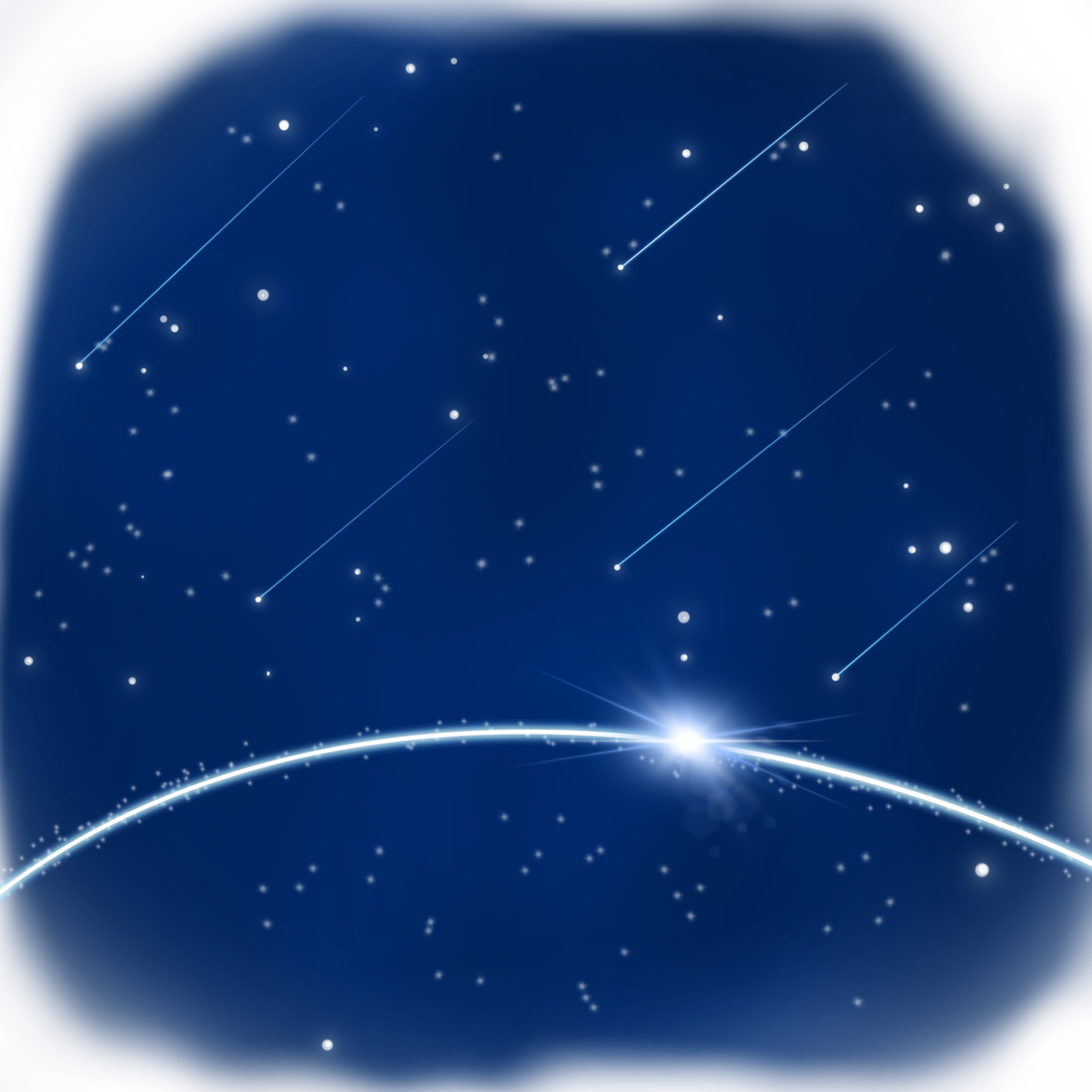 Meteor Comet No Background (navy)