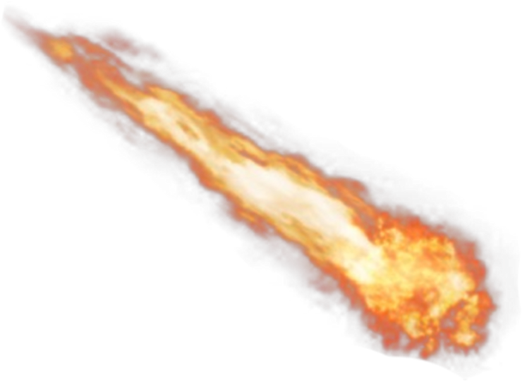 Meteor Comet Png Pic (black)