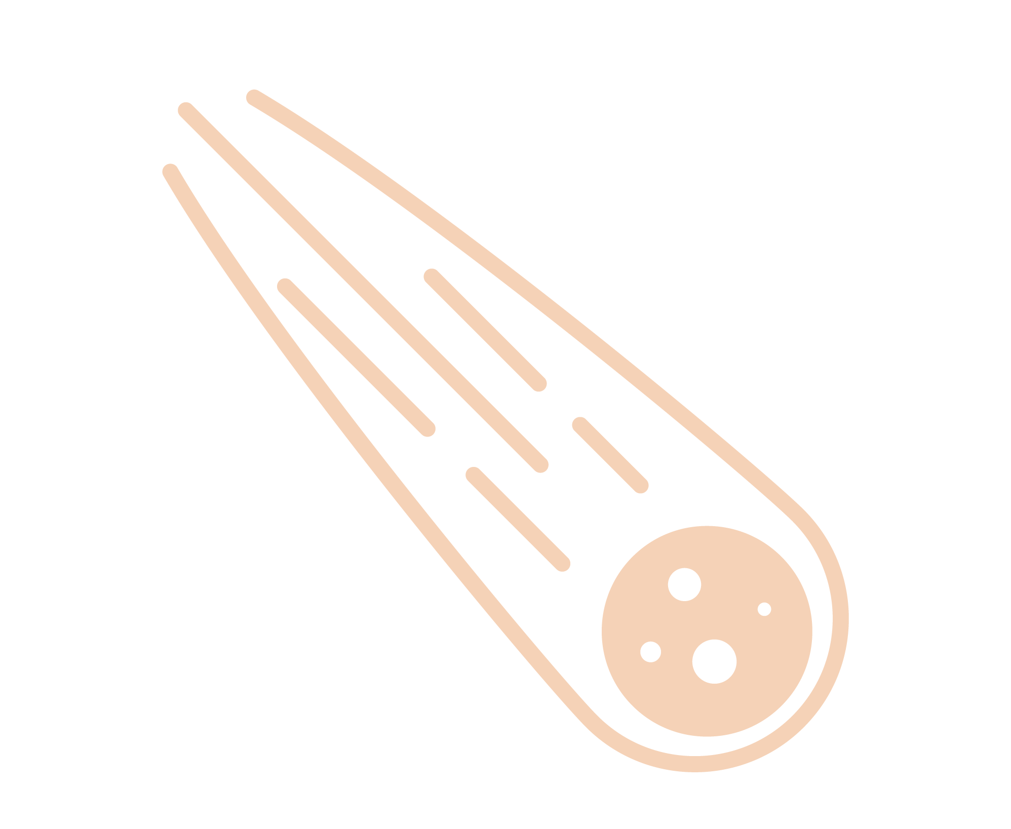 Meteor Falling Png Photo (beige, black, gray, pink)