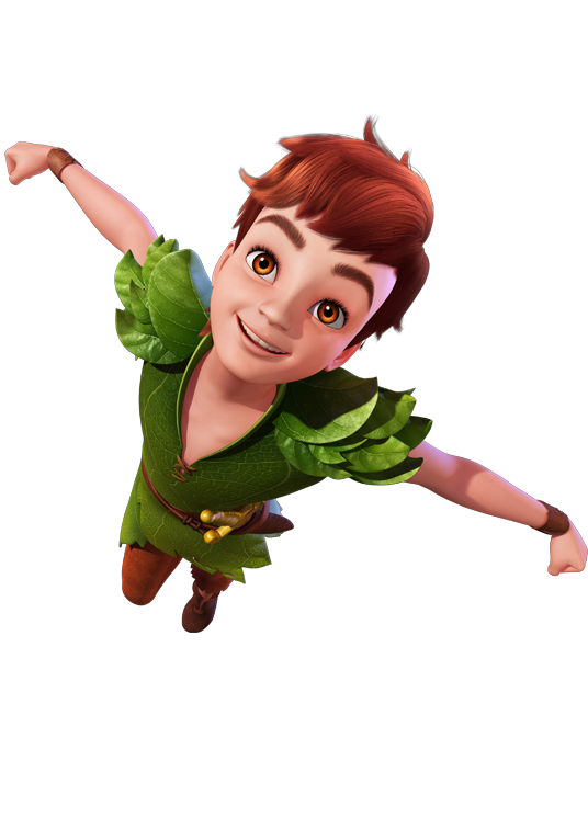 Peter Pan Png Photo (white, black)