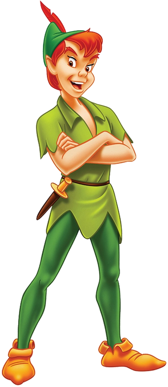 Peter Pan Png Pic (black, olive)