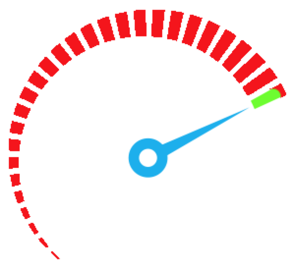 Meter Speed Png Clipart (black, red, greenish blue)